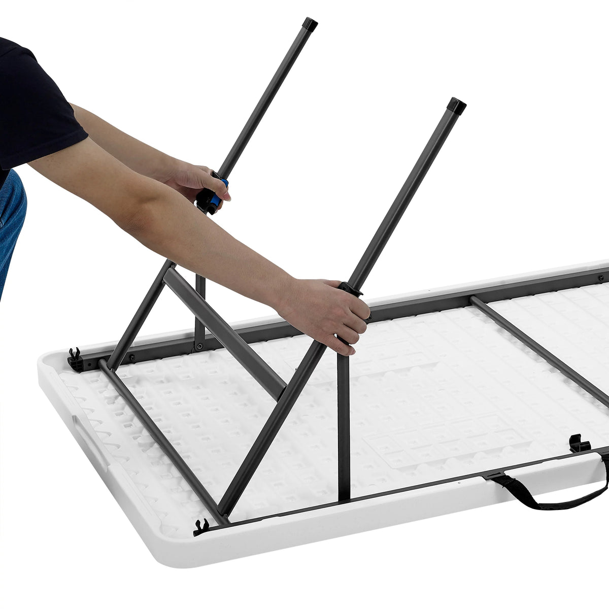 8 Foot Fold-in-Half Plastic Table T479