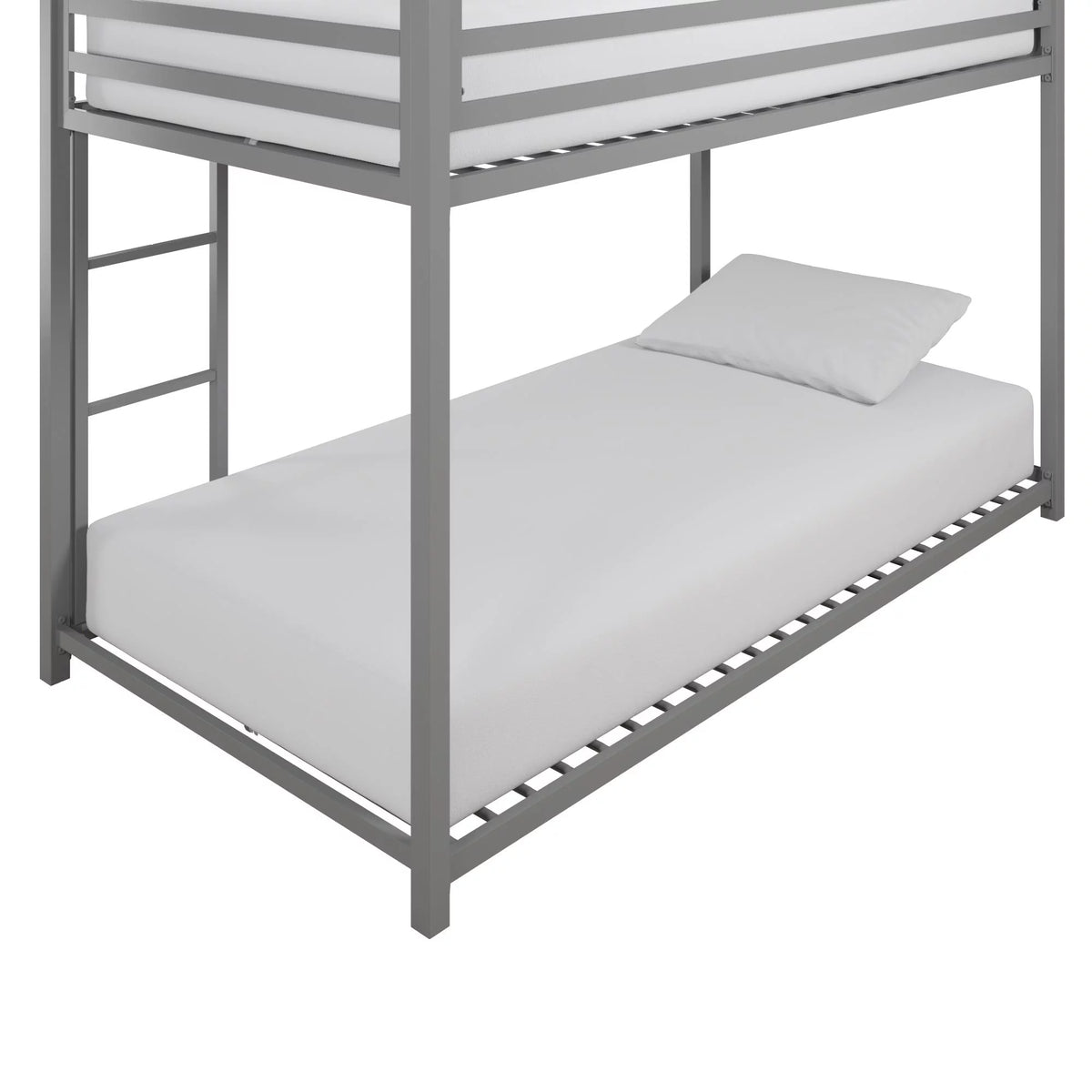 Twin Over Twin Black Bunk Bed F93120