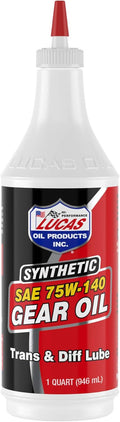Synthetic SAE 75W-140 Gear Oil, Red, 1 Quart T6268