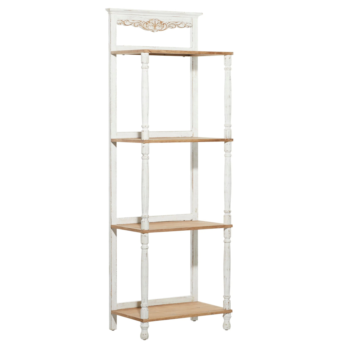White Wood Shelving Unit A700