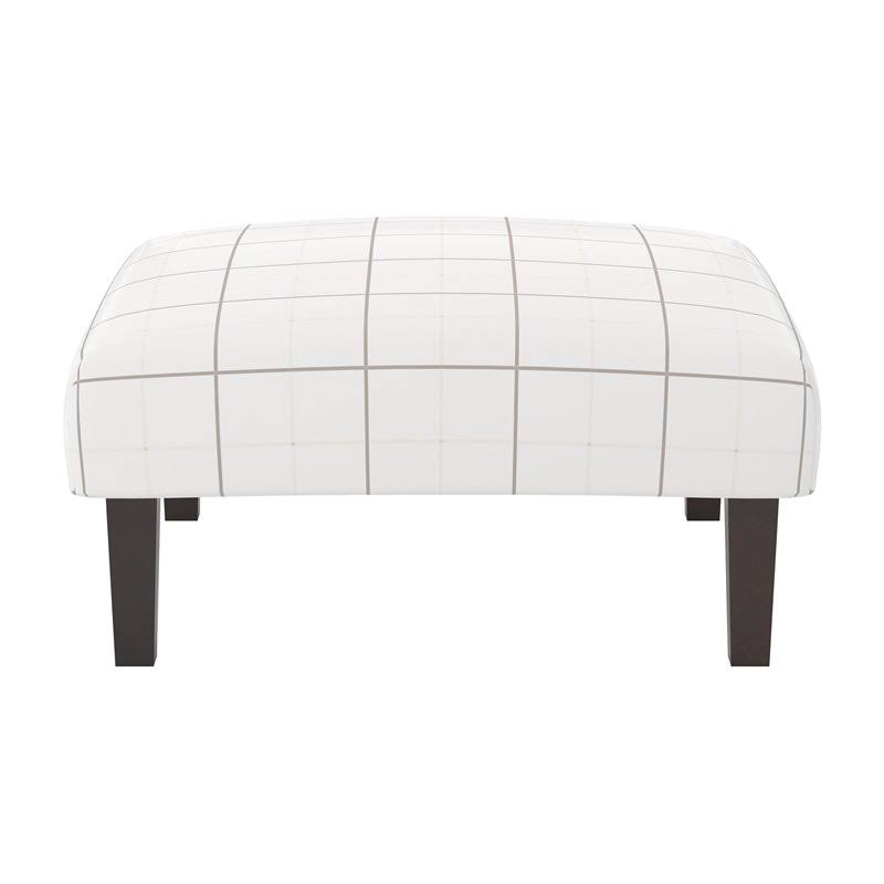 White and Gray Coffee Table Ottoman A665658