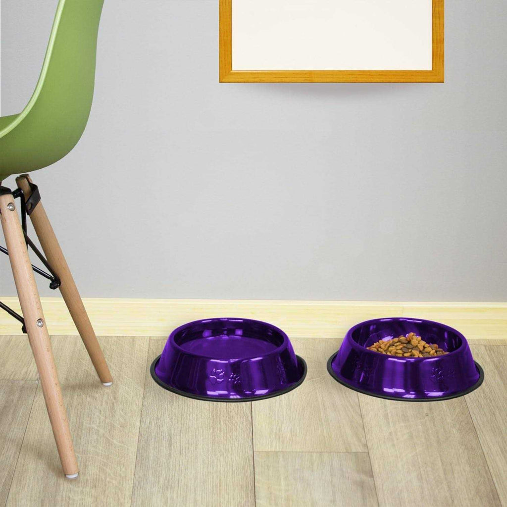 Non-Tip Stainless Steel Dog Bowl N4275