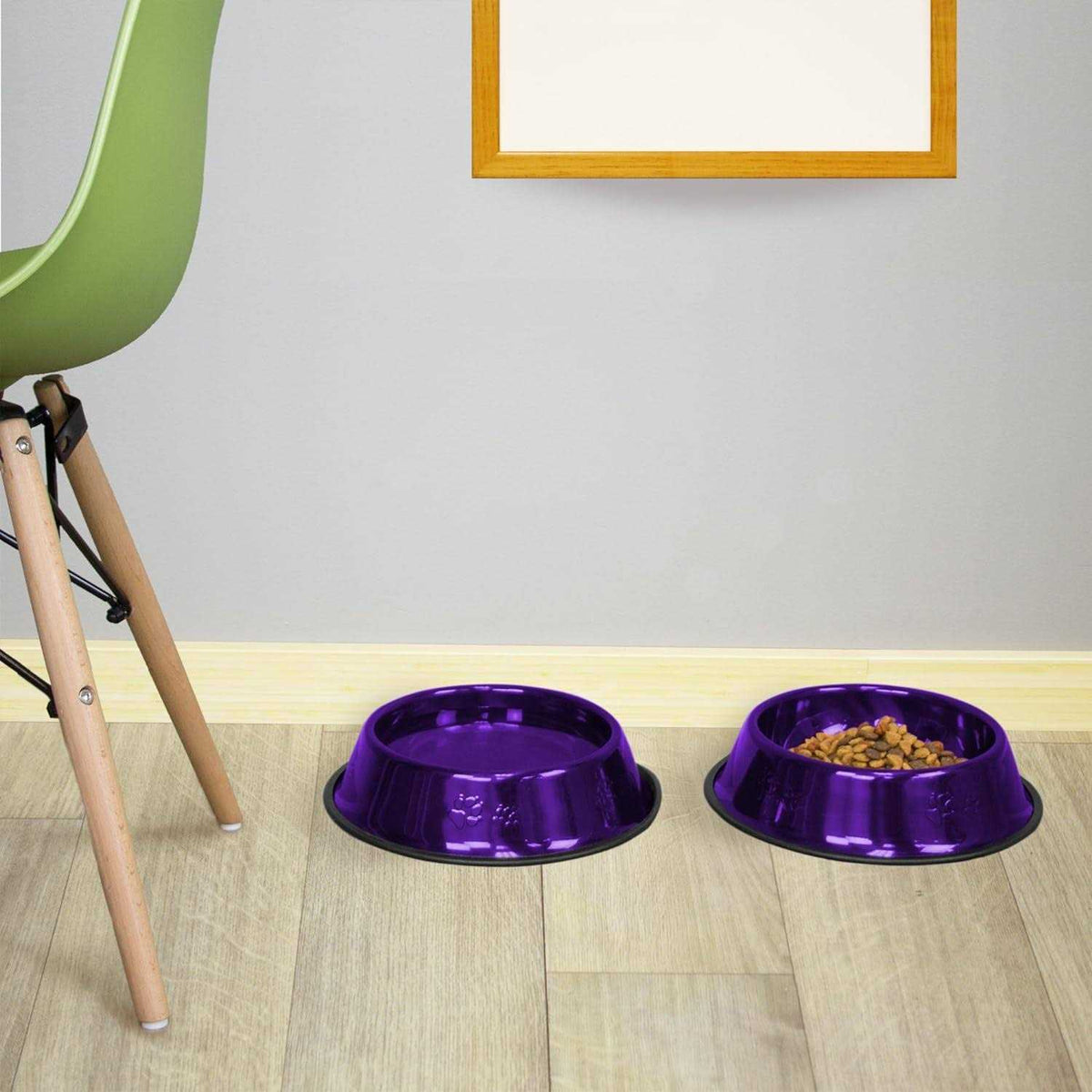 Non-Tip Stainless Steel Dog Bowl N4275