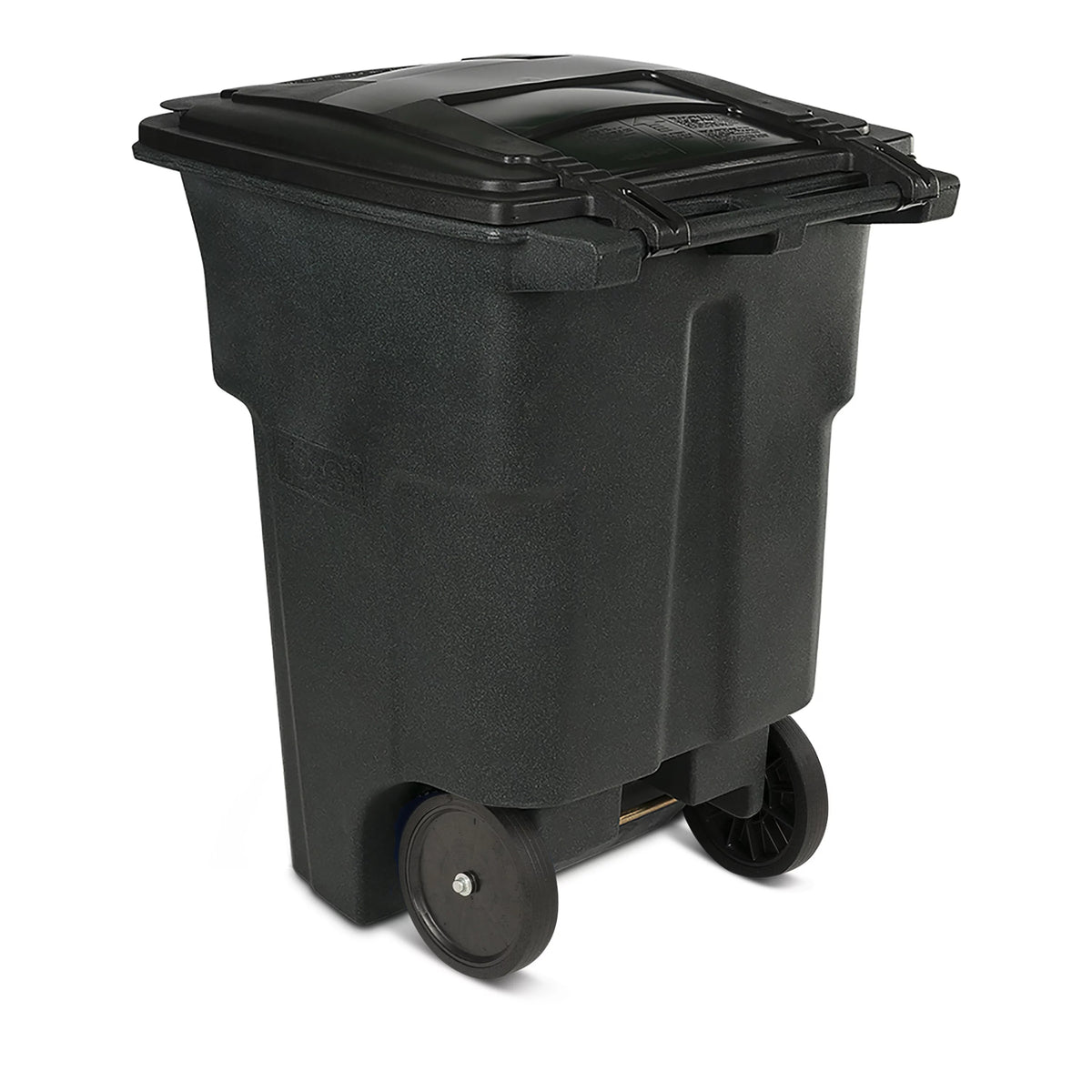 96 Gal. Trash Can with Wheels and Lid J494