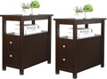 Side End Table Set of 2 Narrow F396859