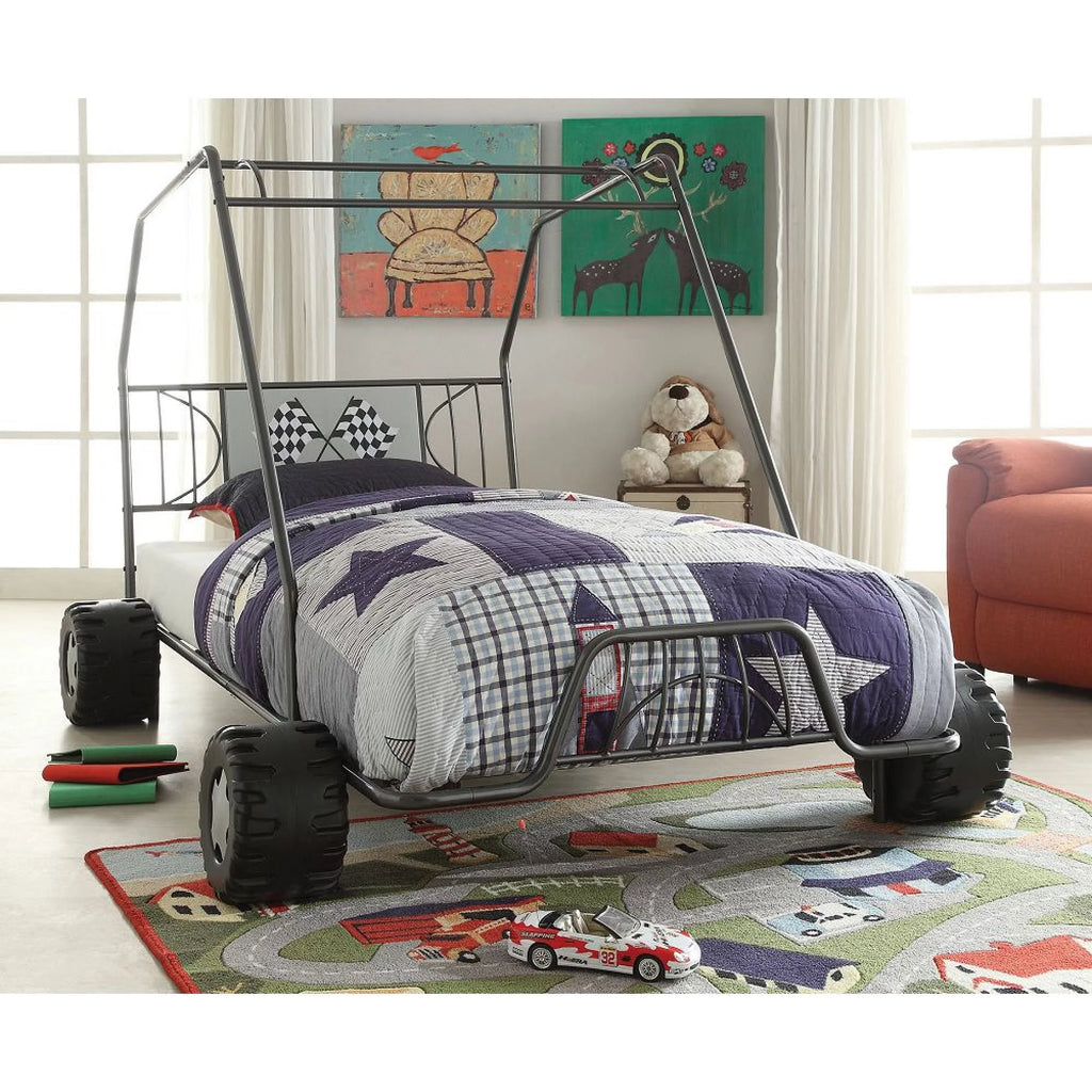 Twin Car Bed Metal Frame V806525