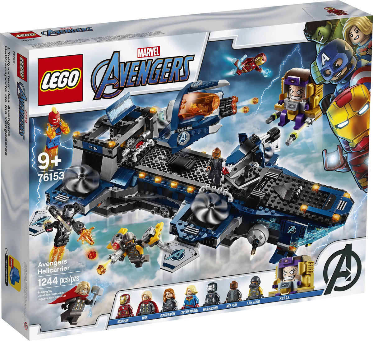 Building Toy with Minifigures 1,244 Pieces F322
