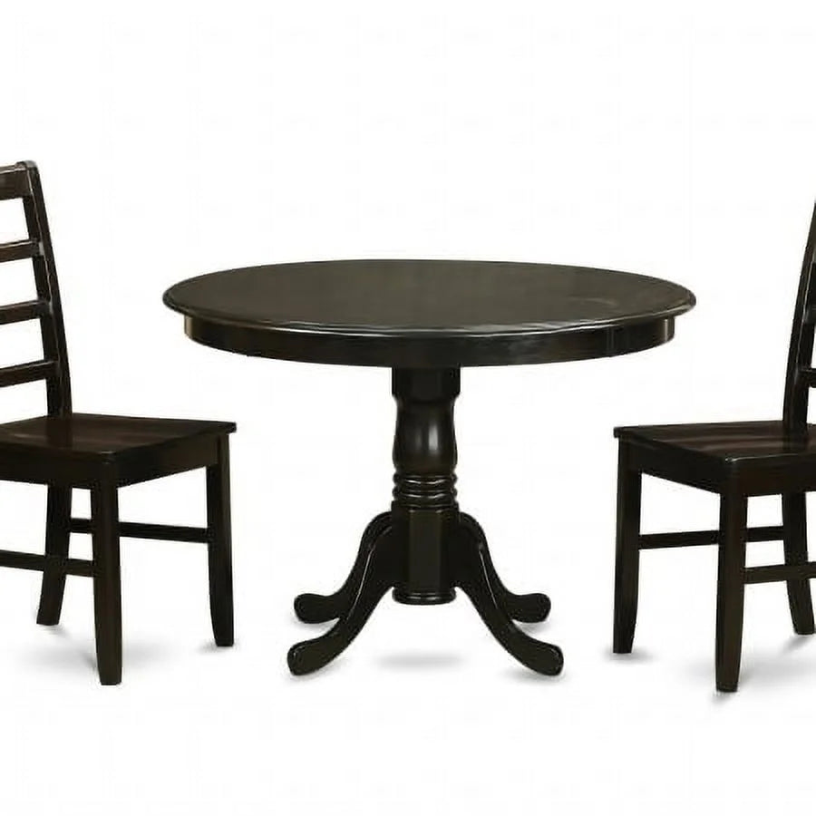 3 Piece Small Kitchen Table and 2 Dinette Chairs N863