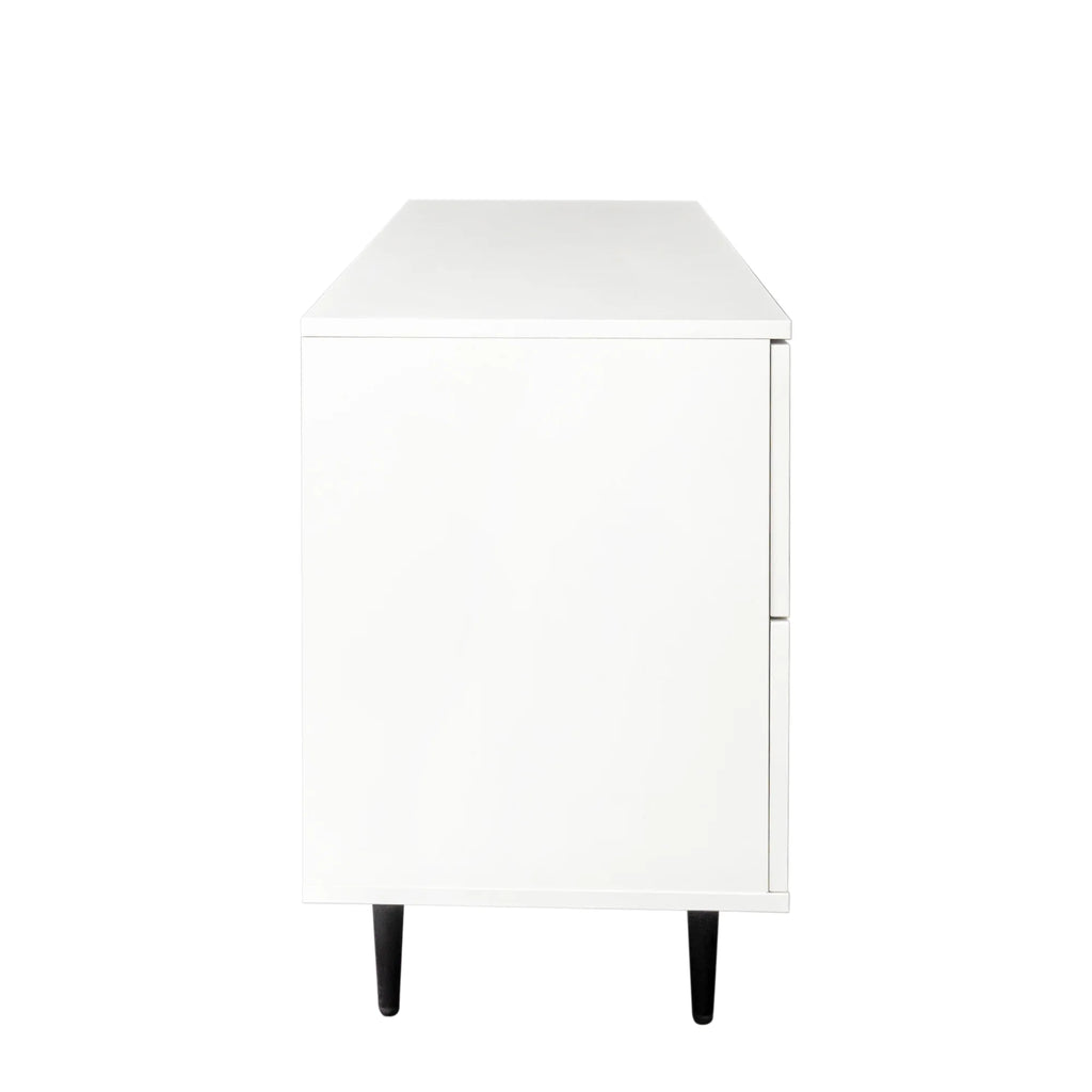 White Particle Board TV Stand O661