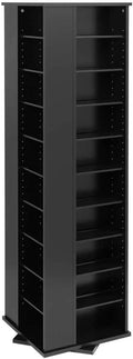 Black Spinning Tower Storage Cabinet W65392