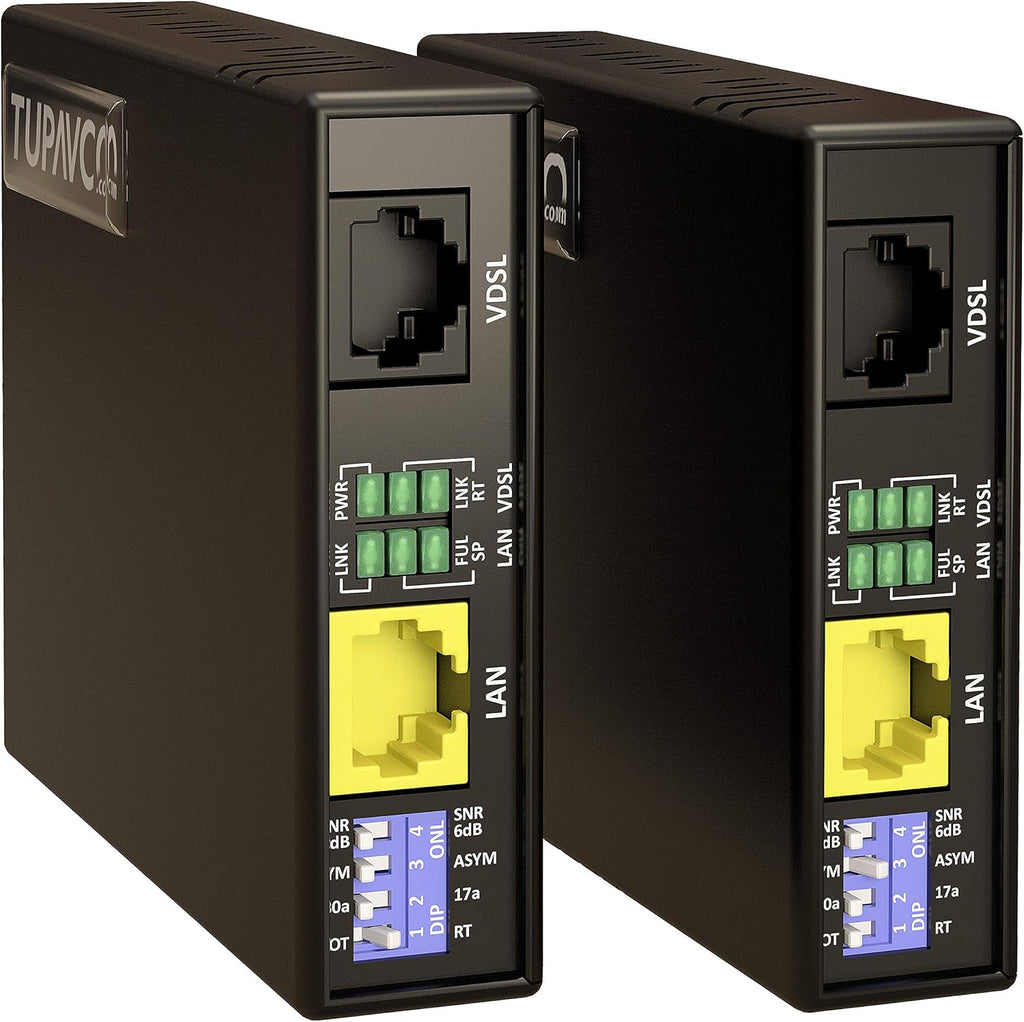 Ethernet Extender Kit Over Phone Line or CAT5/CAT6 Cable up to 7000ft Q197451