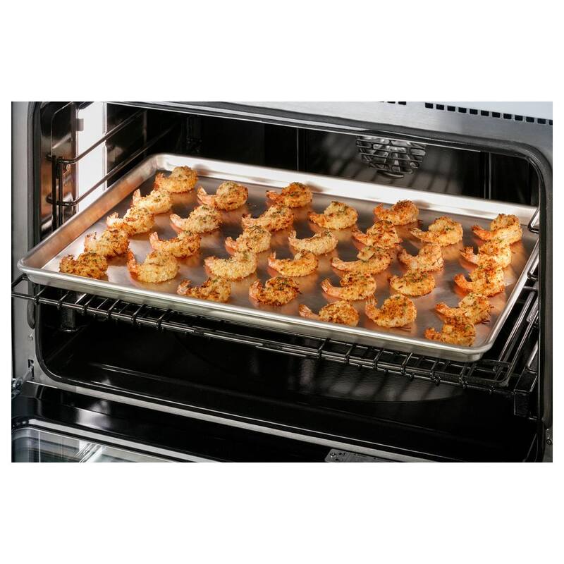 6 Burner Dual Fuel Range with Convection in Stainless Steel D447