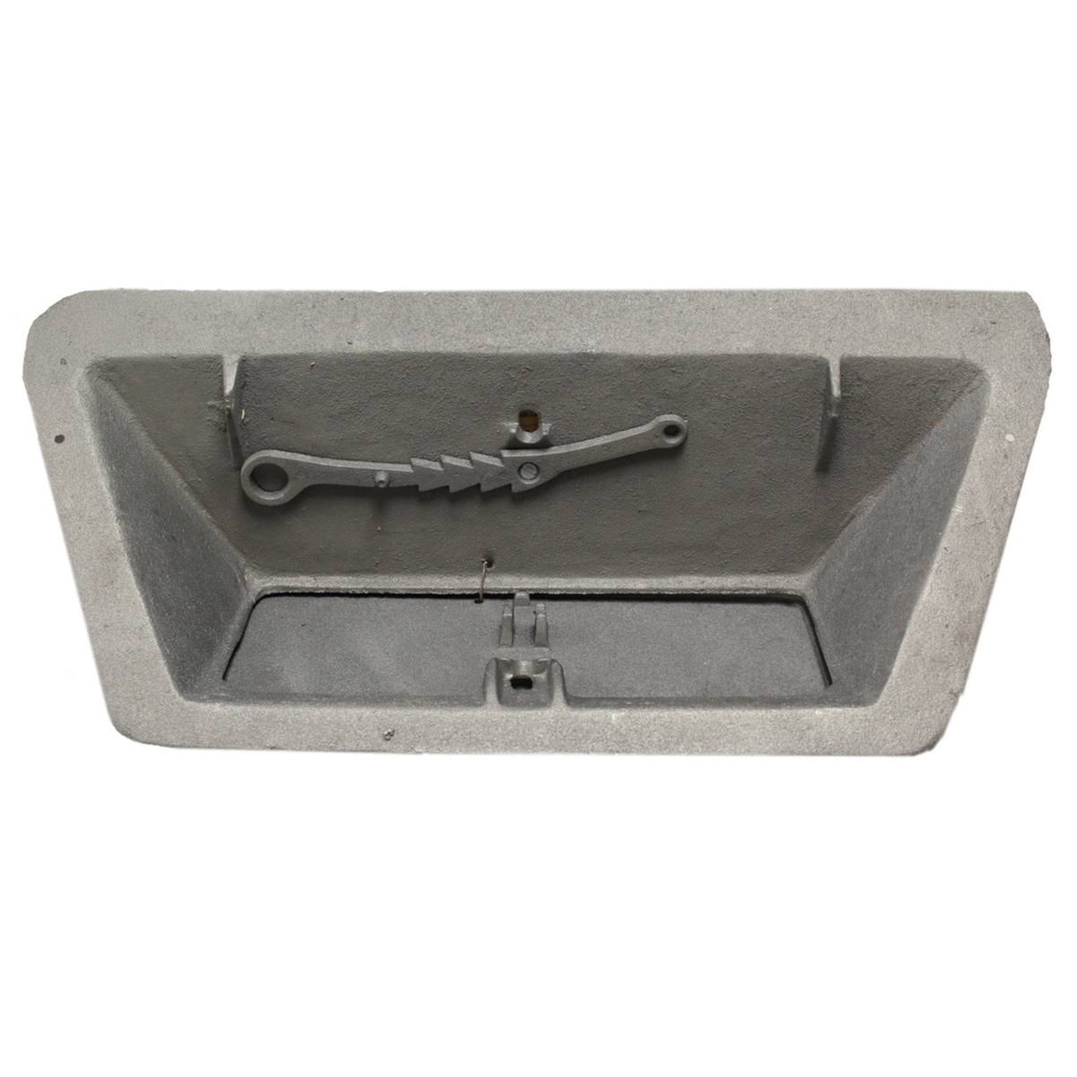 Black Fireplace Damper U80574