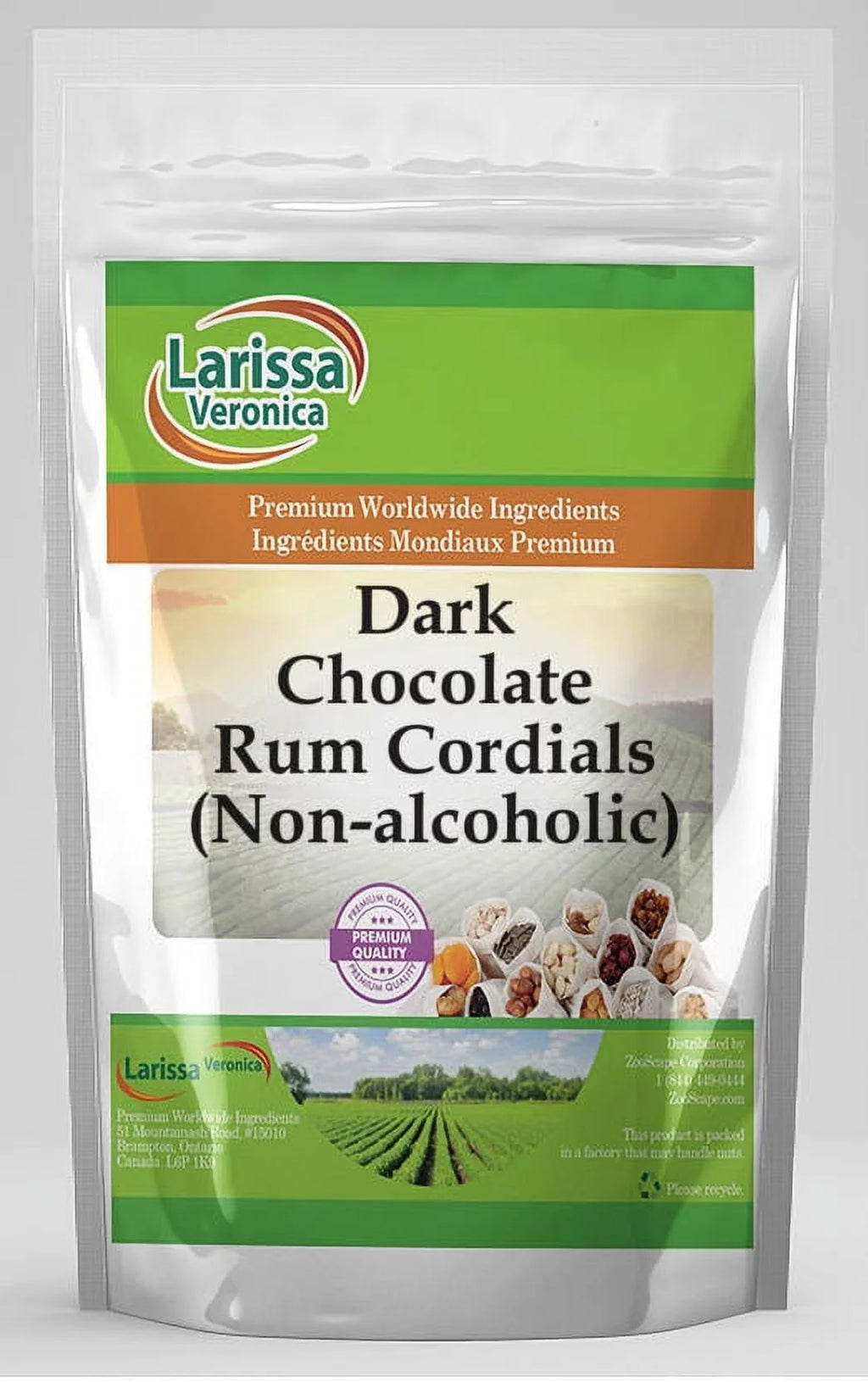 Dark Chocolate Rum Cordials 4 oz 2-Pack D643348