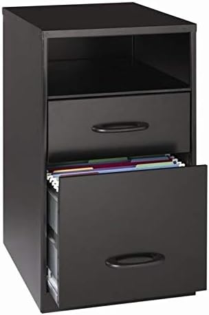 2 Drawer Black File Cabinet M975147