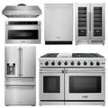 48 in. Gas Range 6 Piece Kitchen Set N410