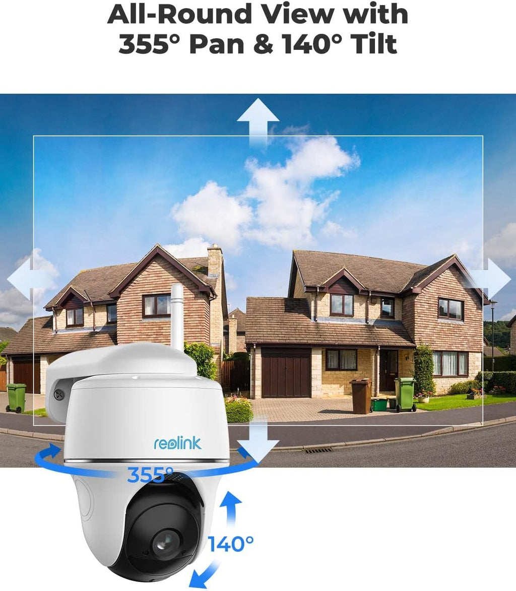 Solar Powered Wireless Security Camera with Pan Tilt J41217