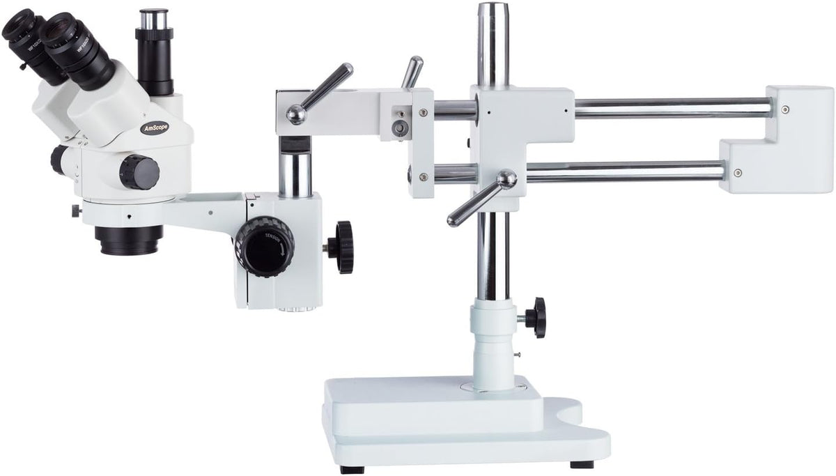 7X-45X Simul-Focal Stereo Zoom Microscope with LED Ring Light N8102