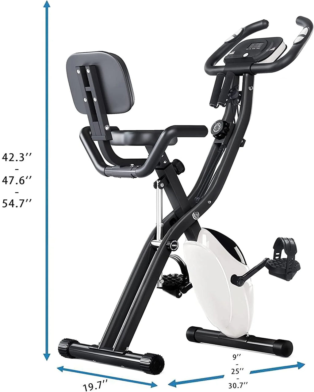 Folding 3-in-1 Recumbent Exercise Bike V7341