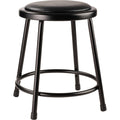 Black Vinyl Padded Stool L13757