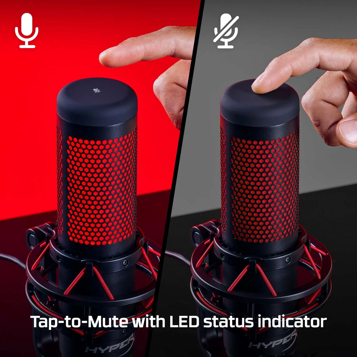 USB Condenser Gaming Microphone with Shock Mount and Pop Filter C928082
