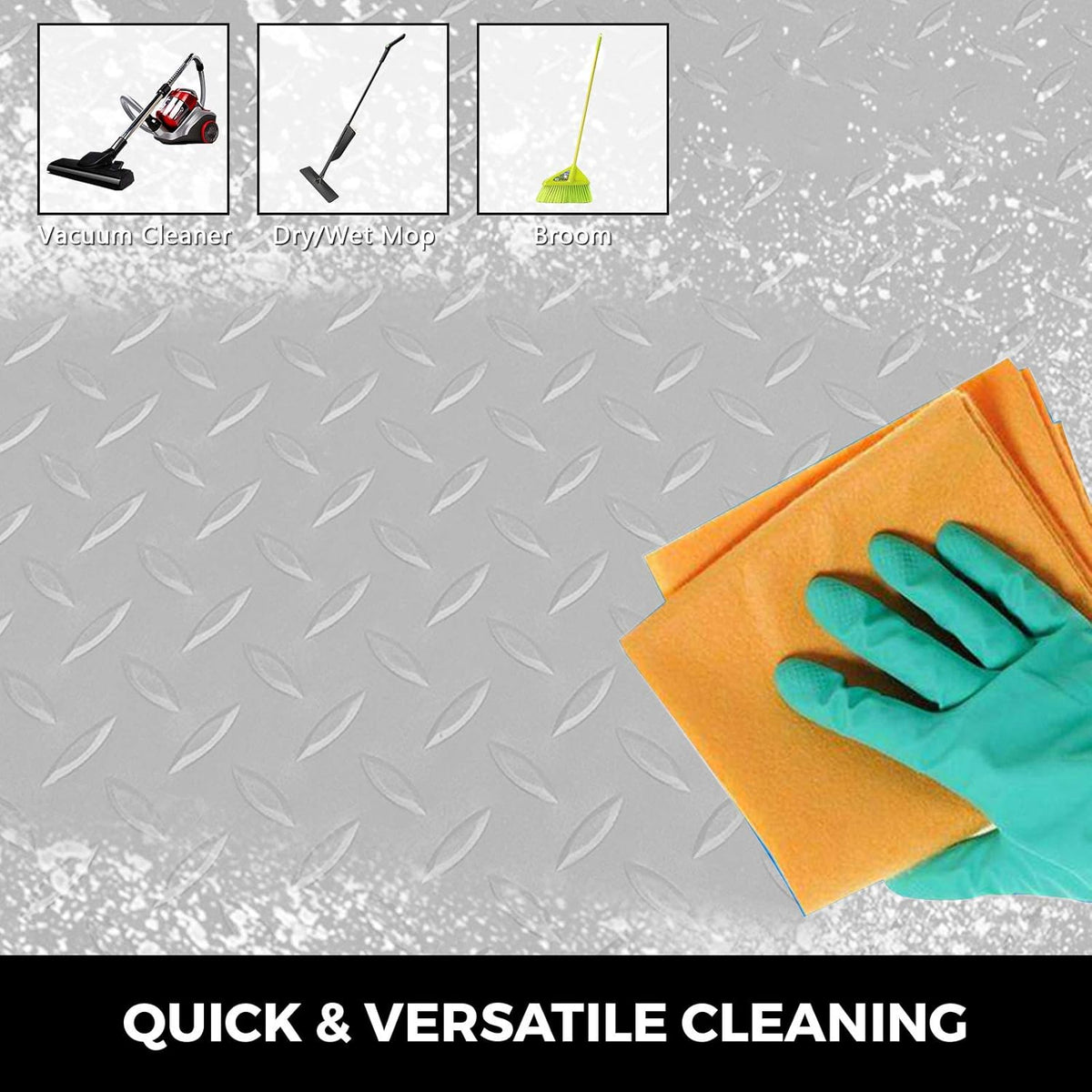 25.5 x 3.6 Ft 2.5mm PVC Garage Floor Mat H40206