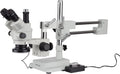 7X-45X Simul-Focal Stereo Zoom Microscope with LED Ring Light N8102