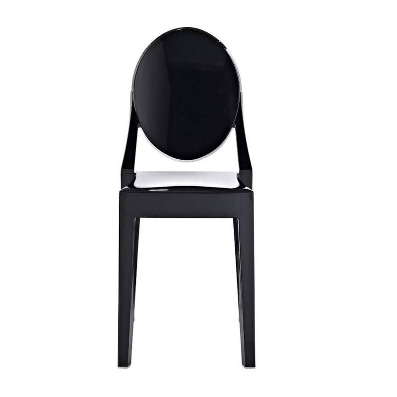 Polycarbonate Armless Chair Set of 2 N980206