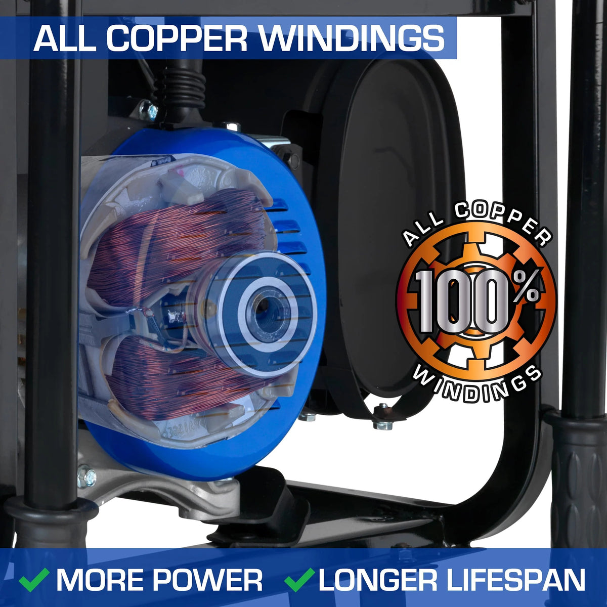 8500-Watt 420cc Gas Generator with Electric Start D5163