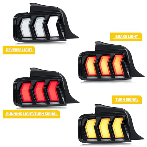 LED Tail Lights Assembly with Sequential Turn Signal B936