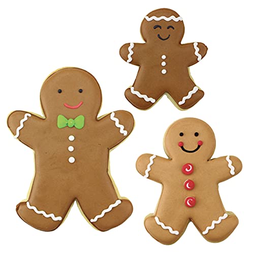 Gingerbread Man Cookie Cutters 3-Pc. Set N670081