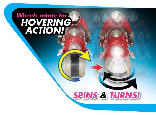 Red 27 MHz Remote Control Stunt Motorcycle J427