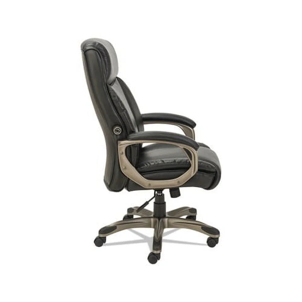 Black High-Back Leather Chair Z240