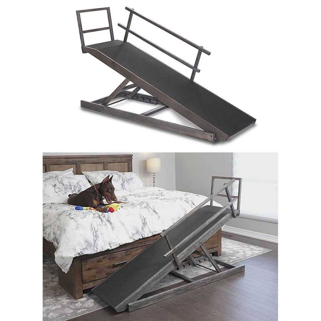 Large Adjustable Height Dog Bed Ramp S6561