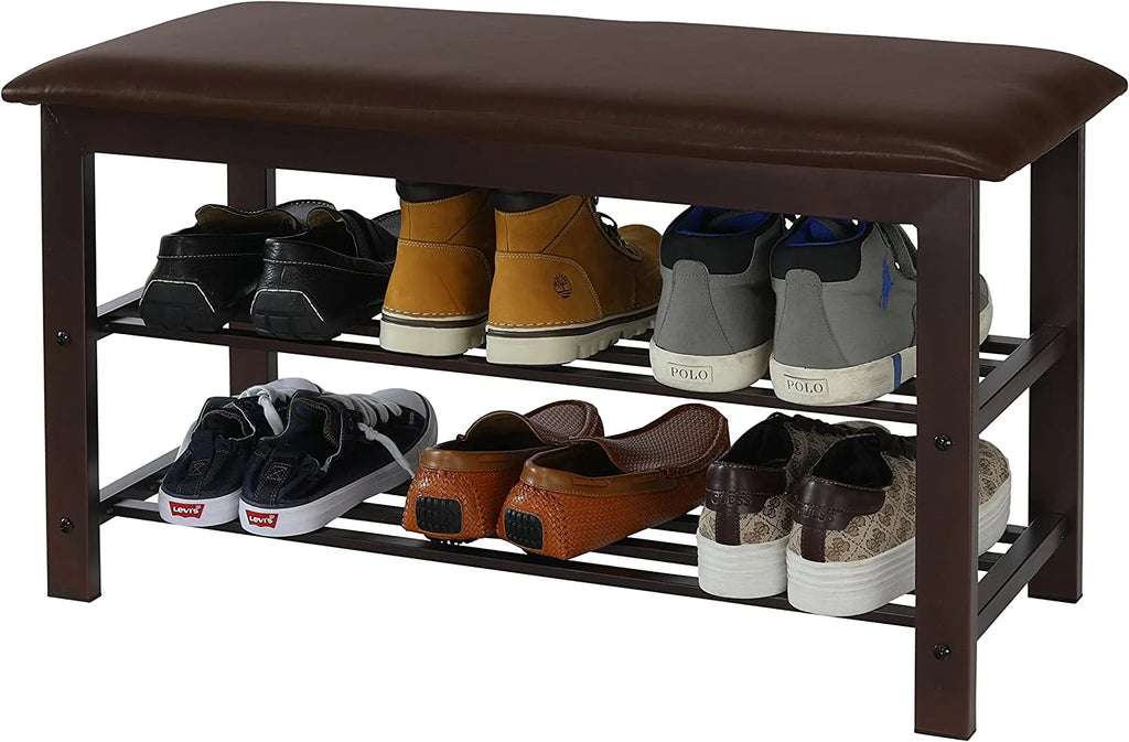 Shoe Rack Bench Storage Organizer P698670