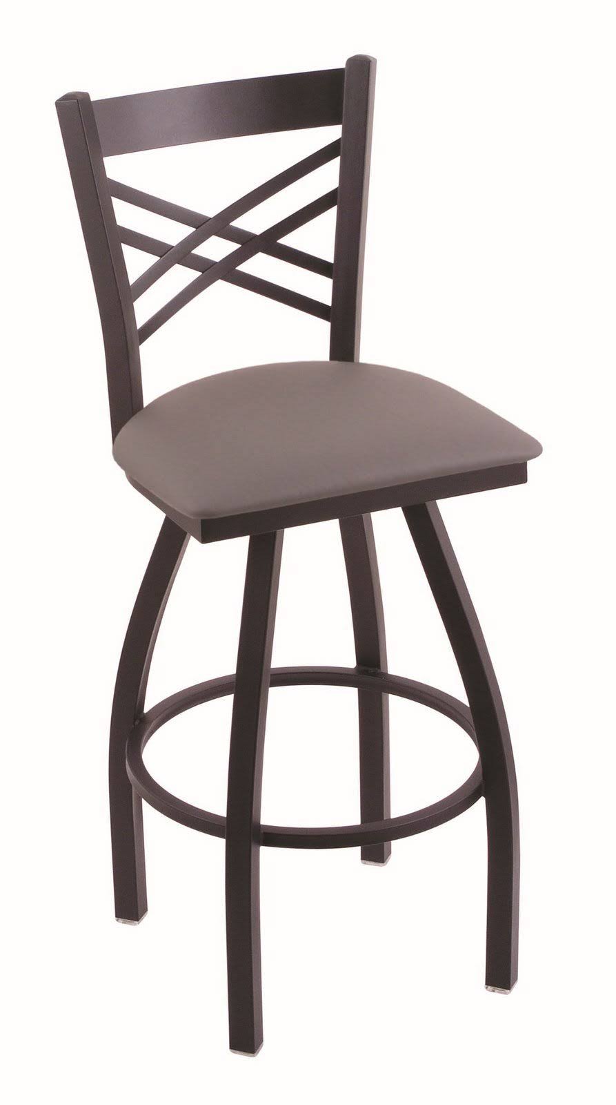 Swivel Counter Stool with Black Wrinkle Finish X560606