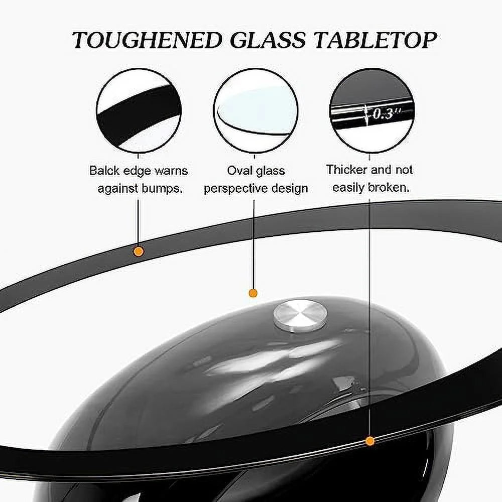 Contemporary Glass Coffee Table Set X18819
