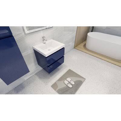 24x22 Single Bathroom Vanity Set Night Blue T58255