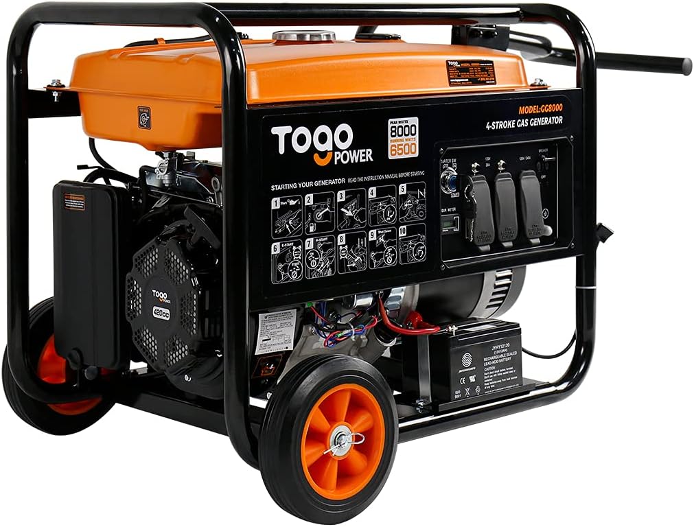 Portable 1000W Gasoline Powered Generator J228847