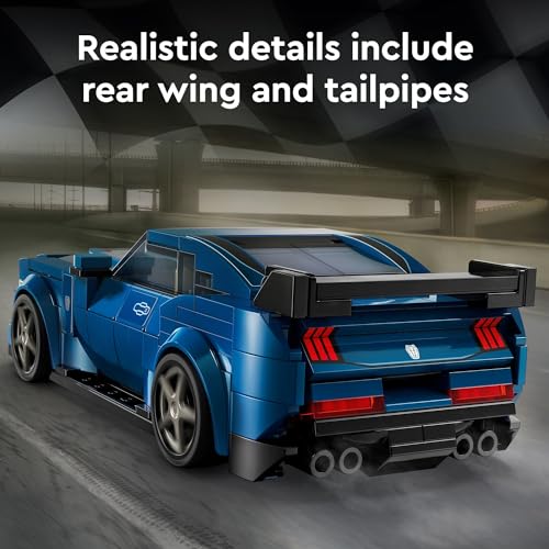 Buildable Blue Sports Car Toy Set Z183