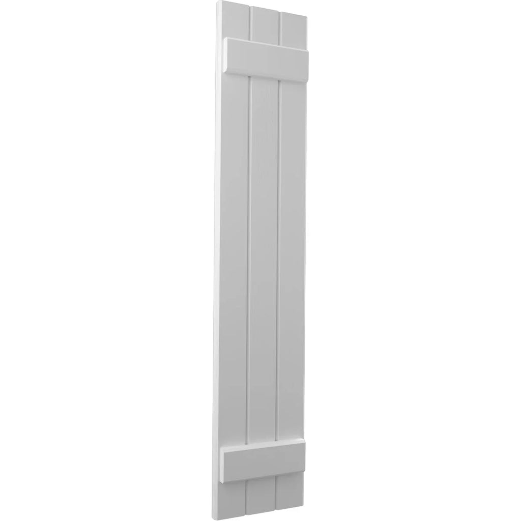 Primed Real Wood Board-n-Batten Shutters E946724