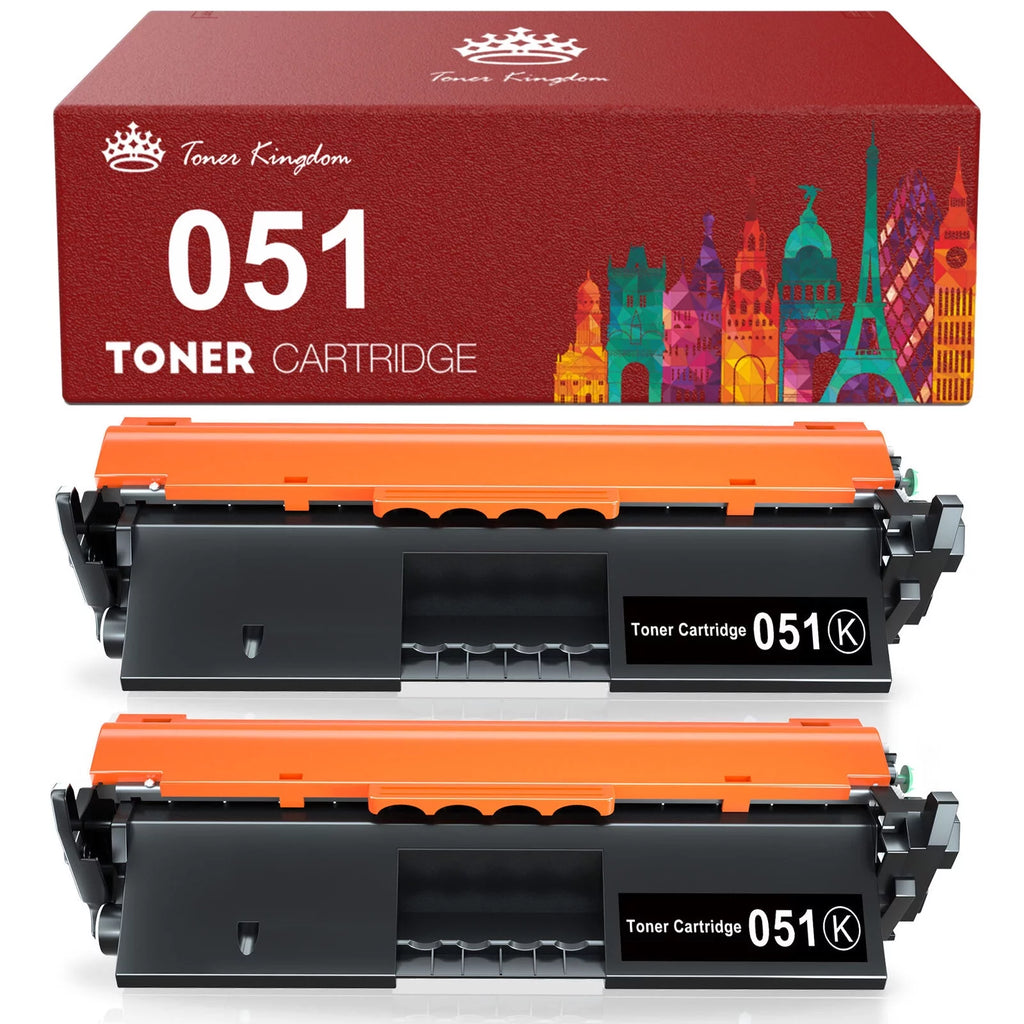 Compatible Toner for Canon 051 Printer, Black, 2-Pack R2448