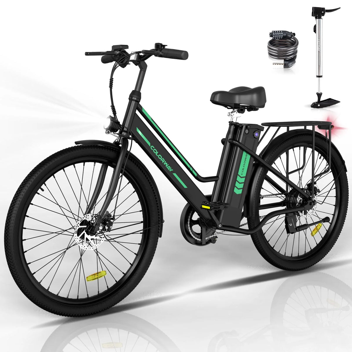 Electric Bike 500W Motor 36V 12AH Removable Battery S6936