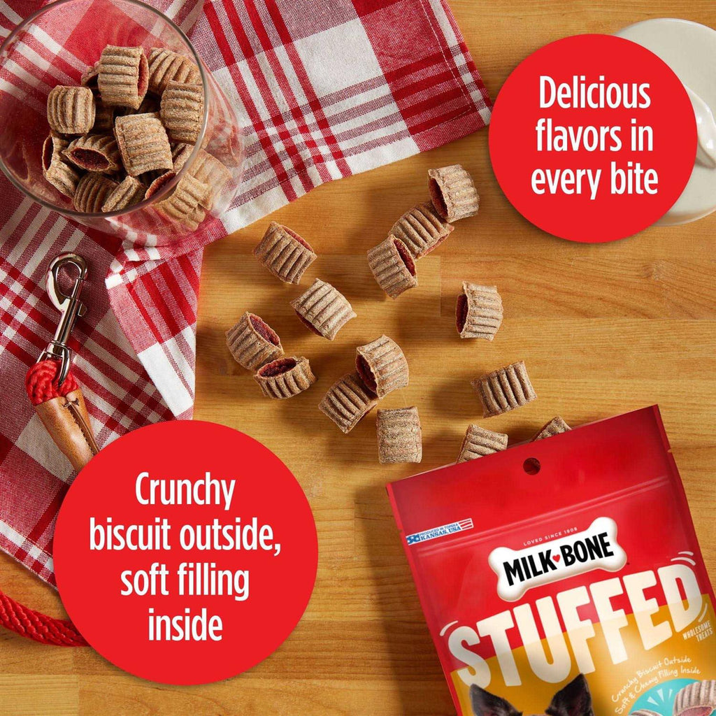 Stuffed Dog Treats Bacon & Beef I834