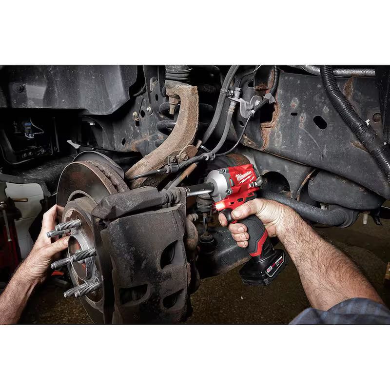 12V Lithium-Ion Brushless Cordless 3/8 in. Impact Wrench and Ratchet Kit W2620