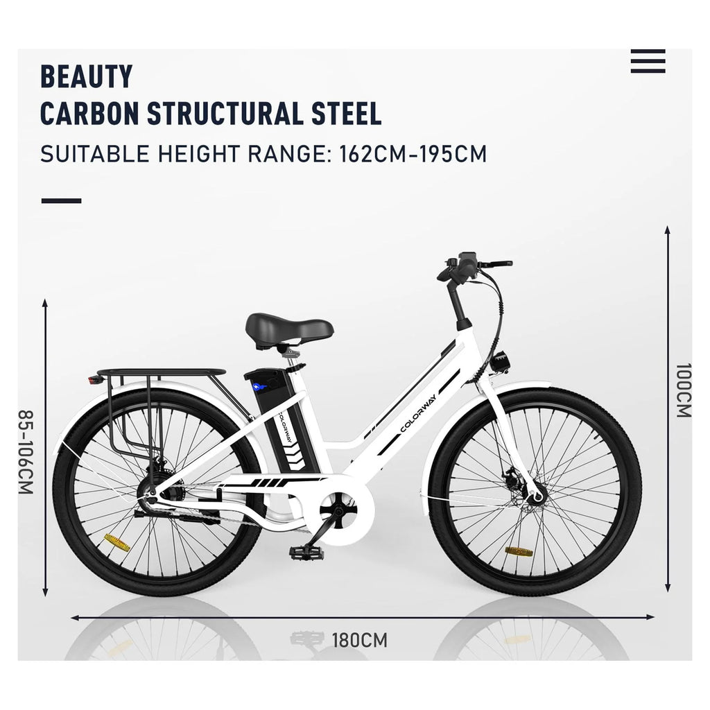 Electric Bike 500W Motor 36V 12AH Removable Battery S6936