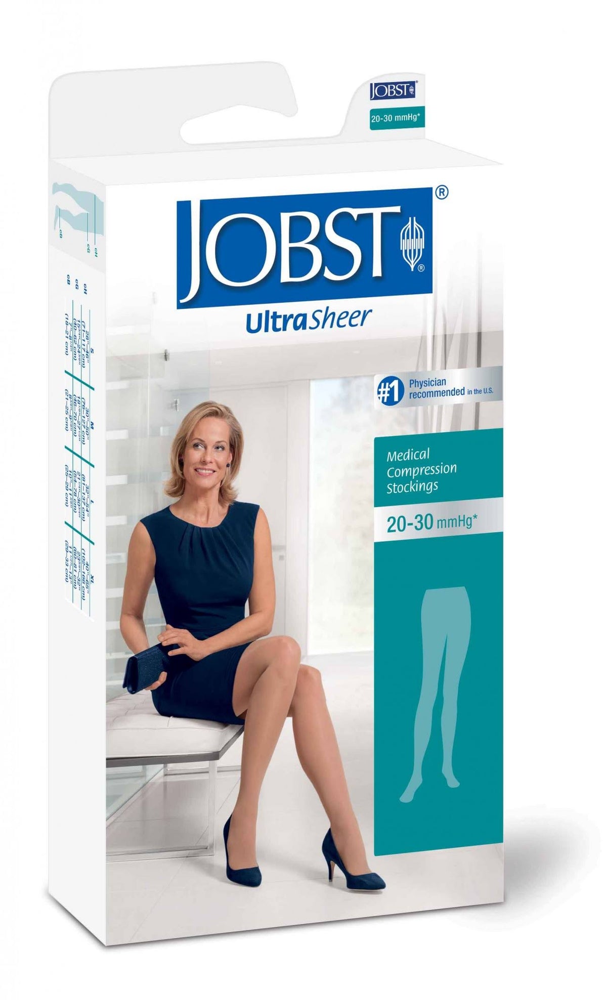 Black XL 20-30 mmHg Maternity U95028