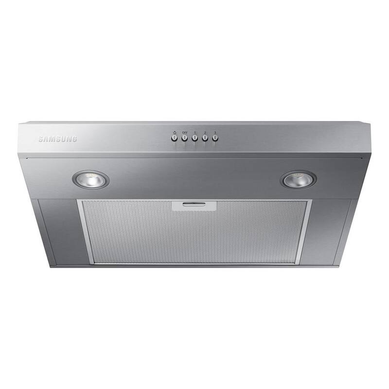 24 in. Convertible Under Cabinet Range Hood in Stainless Steel H46875