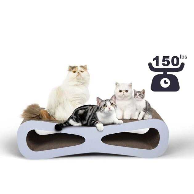 Cardboard Cat Scratcher with Catnip Q389517