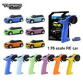 Mini RC Car 2.4GHz 1/76 Electric Racing Vehicle Orange & Blue M859